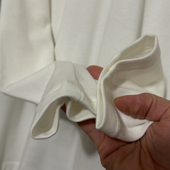 NWT Men’s Calvin Klein “Liquid Touch” 1/4 Zip Top-Sz S-Lightweight-White/Gray - Picture 7 of 14